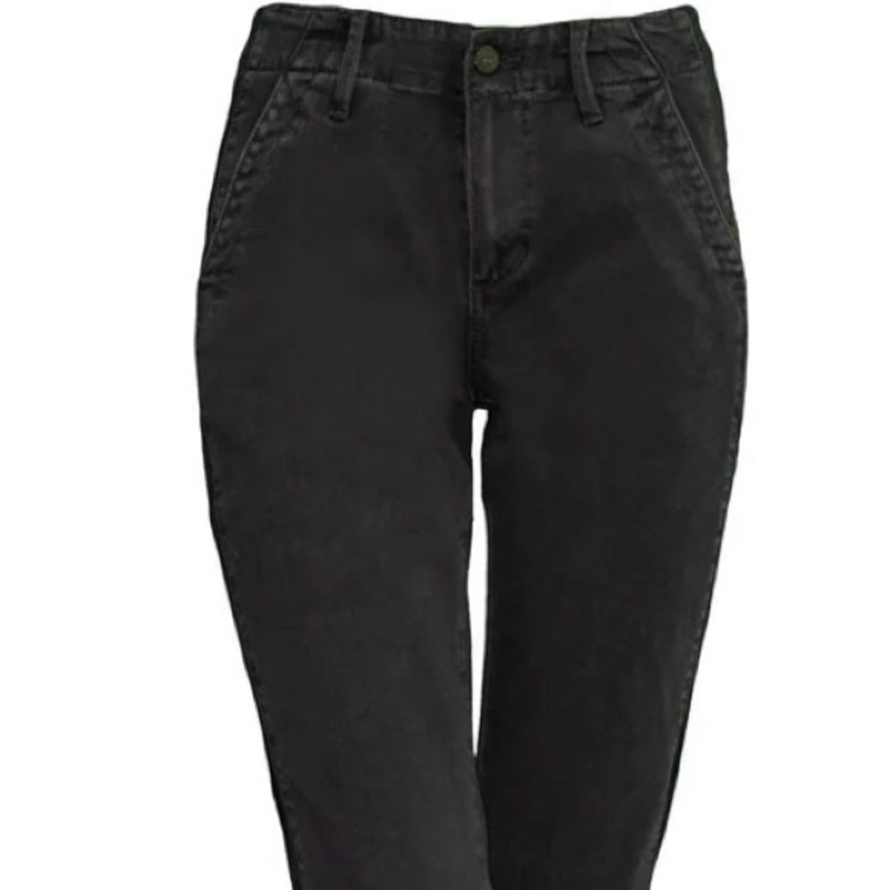 PAIGE Mayslie Tuexdo Stripe Black Women Jogger Jeans